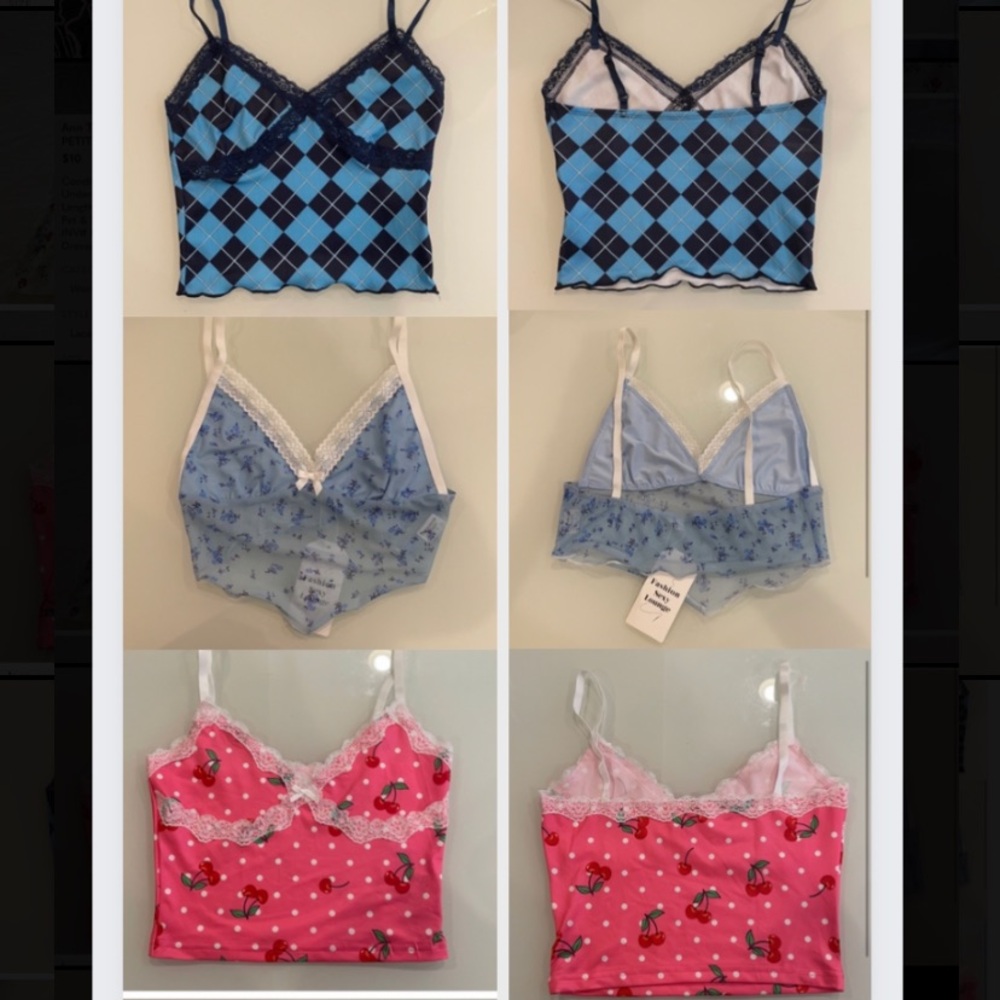 Y2K Crop Tank Top Bundle